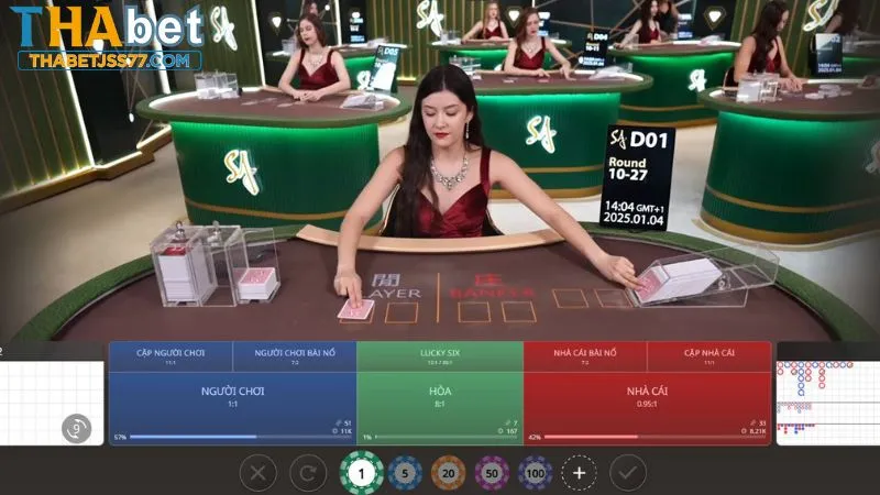 Có nhiều hình thức chơi baccarat tại Thabet