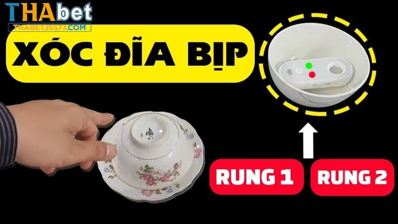 Bịp xóc đĩa bằng máy rung cảm biến