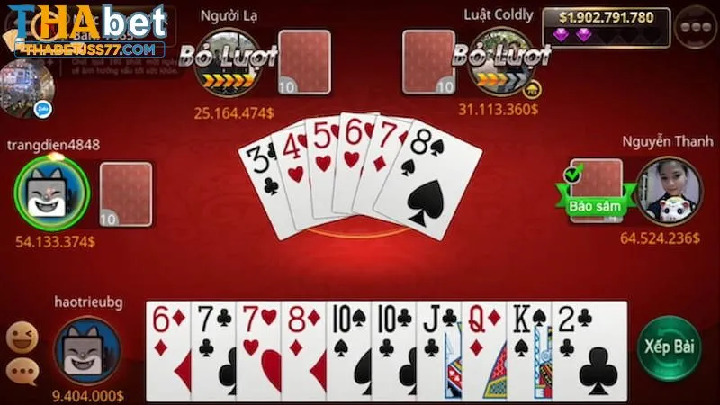 Game bài sâm lốc thu hút đông đảo game thủ tại Thabet